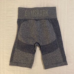 Gymshark Flex Cycling Shorts - Navy Marl/Light Grey Size Medium